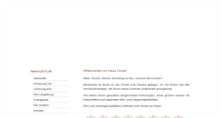 Desktop Screenshot of fewo-cicilie.de