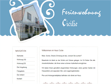Tablet Screenshot of fewo-cicilie.de